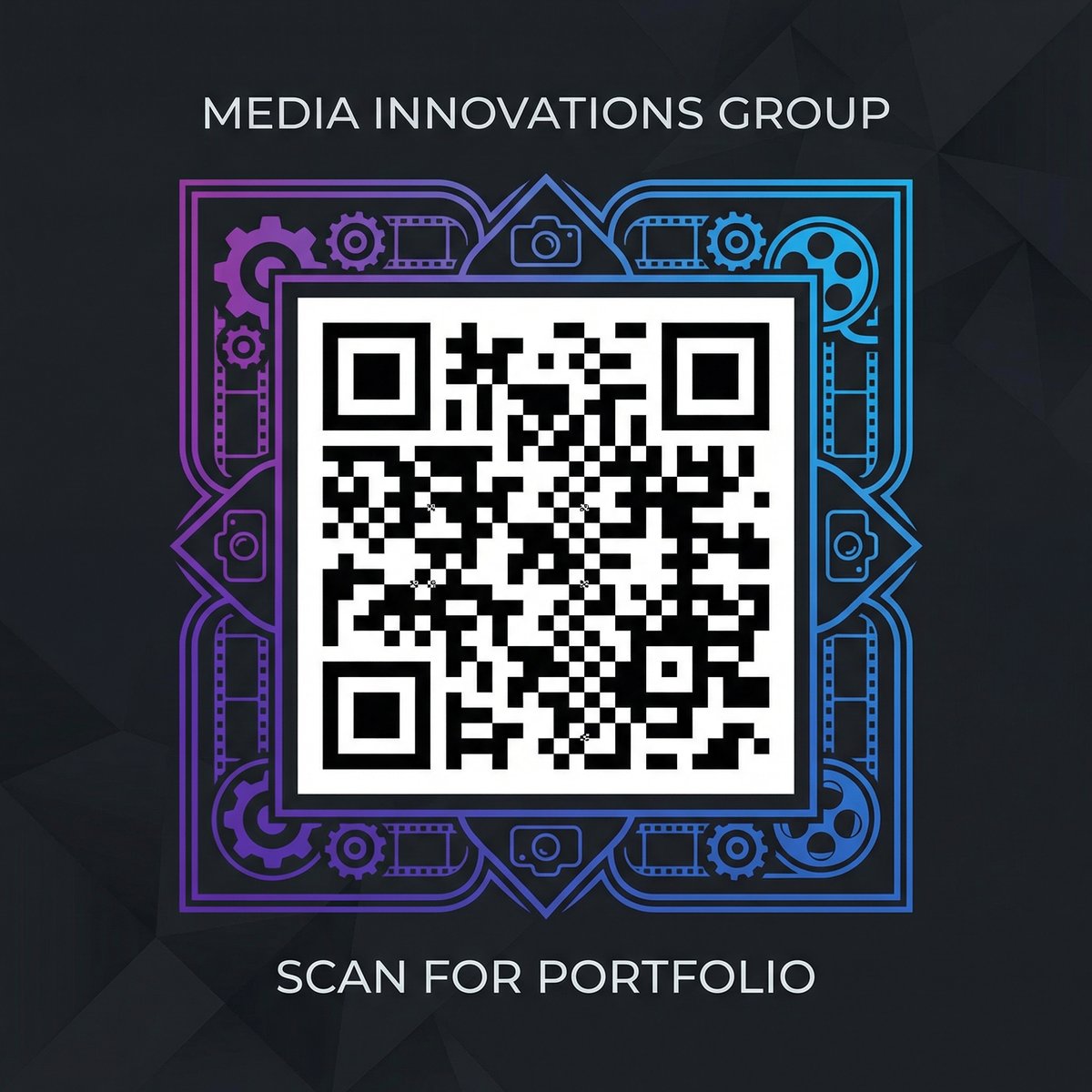 抖音风商务合作二维码