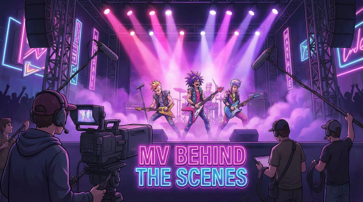 抖音风 MV拍摄幕后花絮视频